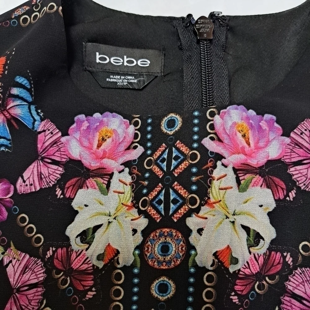 𝅺BEBE Print Ruffle Tiered‎ Dress - Picture 12 of 16